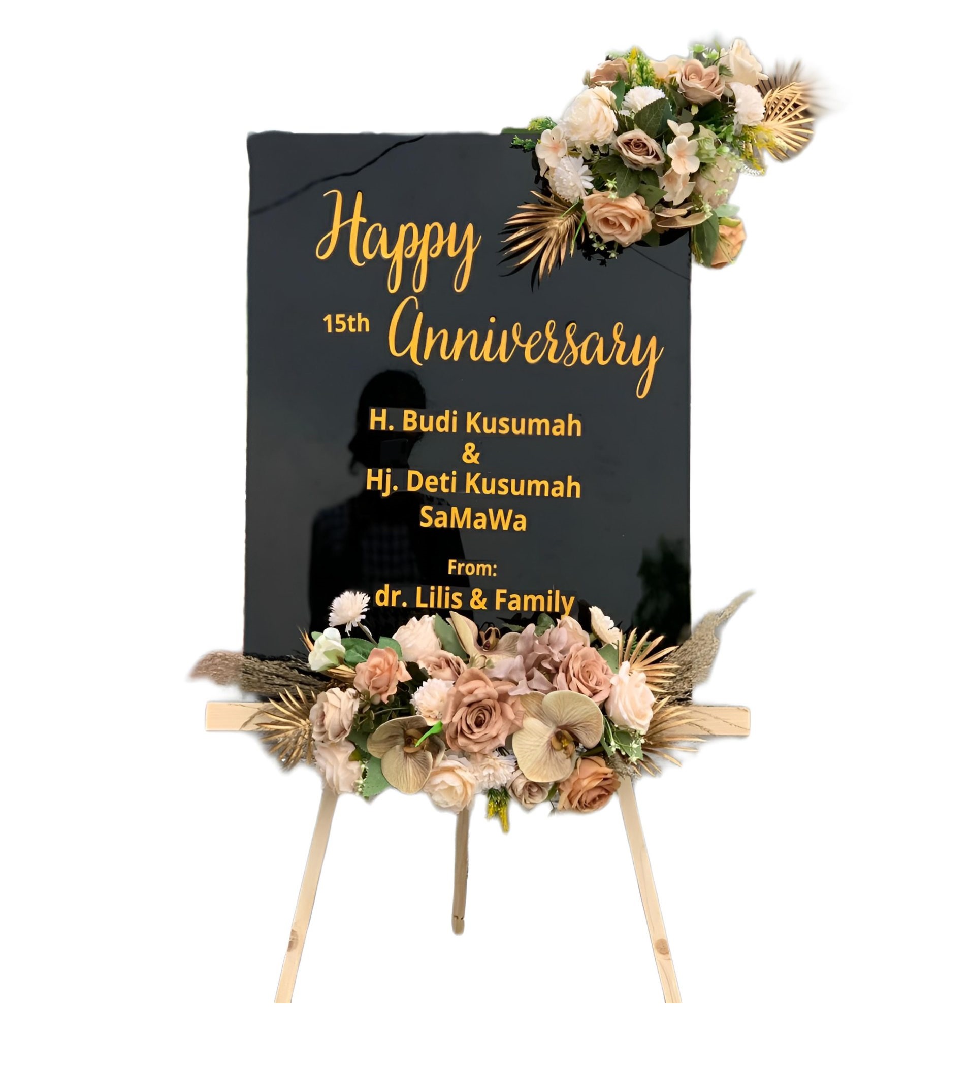 Papan Bunga Akrilik Karawang