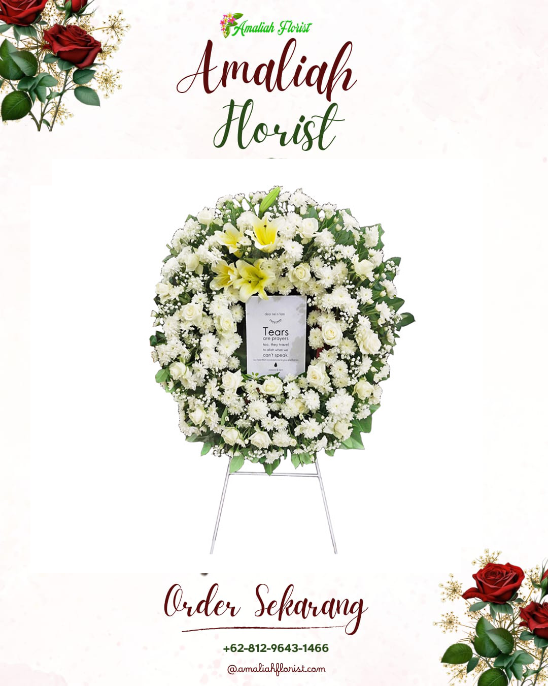 Krans Bunga Duka Karawang